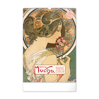 Falinaptár képes  330×460mm Alphonse Mucha  Realsystem 2026.