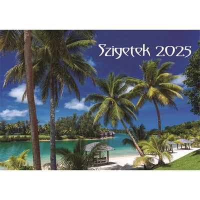 Falinaptár képes 460x320mm, Szigetek Realsystem 2026.