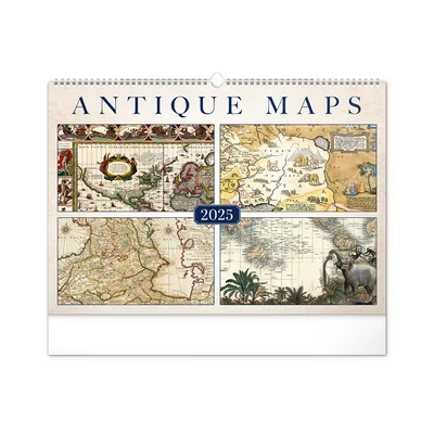 Falinaptár képes  480×330mm Antique Maps Realsystem 2026.