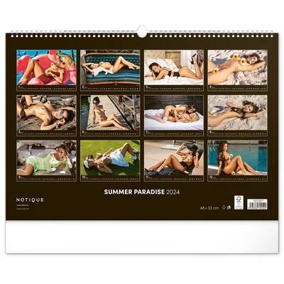 Falinaptár képes 480×330mm Summer Paradise  Realsystem 2026.