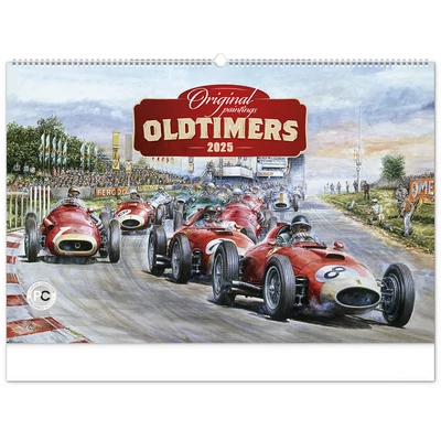 Falinaptár képes  640×420mm Oldtimers  Realsystem 2026.