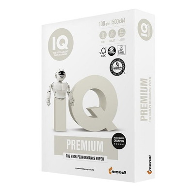 Másolópapír A3, 100g, IQ Premium 500ív/csomag, 4csom/dob