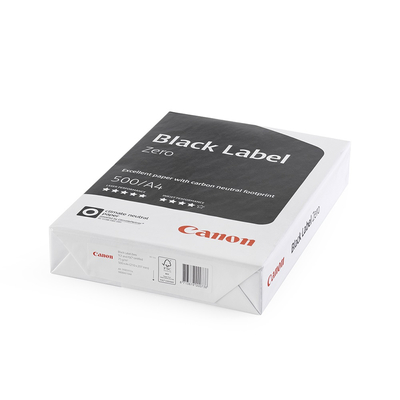Másolópapír A4, 75g Canon Black Label Zero 500ív/csomag, 
