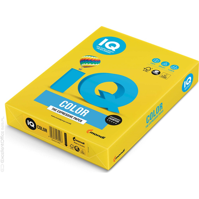 Másolópapír, színes, A4, 80g. IQ IG50 500ív/csomag, intenzív mustár