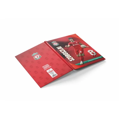 Füzet, A5, 96 lap, keményborítós, vonalas, Liverpool FC