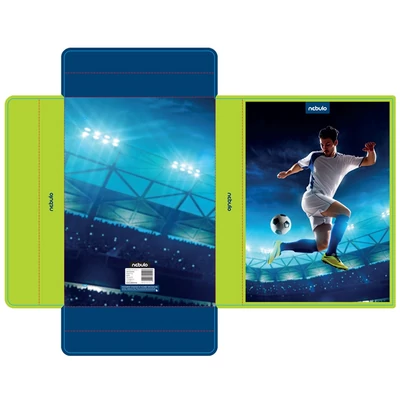 Füzetbox A4, hullámkarton, Oxi-Foci, Nebulo Füzetbox A4, hullámkarton, Oxi-Foci, Nebulo