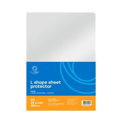 Genotherm `L` A4, 150 micron víztiszta Bluering® 25 db/csomag,