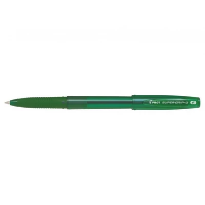 Golyóstoll 0,7 kupakos F Super Grip G Pilot, írásszín zöld