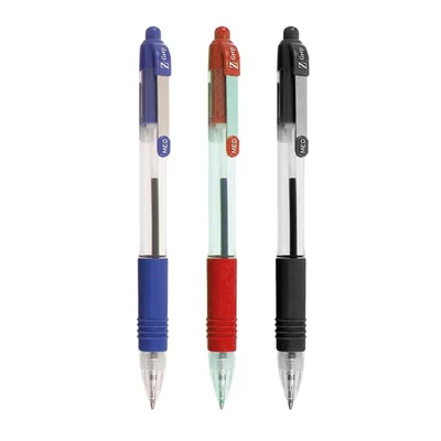 Golyóstoll 1 mm, Zebra Z-Grip, fekete Golyóstoll 1 mm, Zebra Z-Grip, fekete