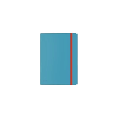 Gumis mappa A4, PP Extra tasakkal Leitz Cosy nyugodtkék