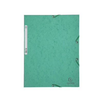 Gumis mappa karton  prespán A/4 Exacompta zöld Gumis mappa karton  prespán A/4 Exacompta zöld