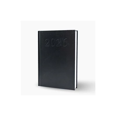 Határidőnapló agenda Standard A/5, napi, fehér lapokkal (fekete) 2026. Bluering® Határidőnapló agenda Standard A/5, napi, fehér lapokkal (fekete) 2026. Bluering®