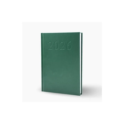 Határidőnapló agenda Standard A/5, napi, fehér lapokkal (zöld) 2026. Bluering® Határidőnapló agenda Standard A/5, napi, fehér lapokkal (zöld) 2026. Bluering®