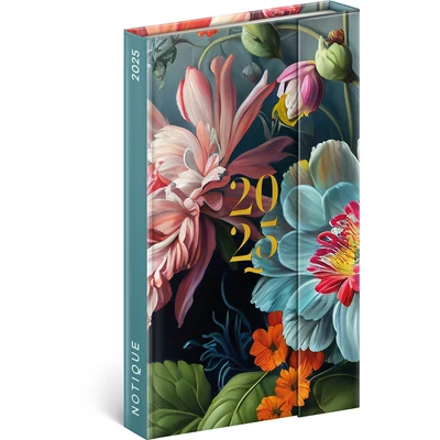Határidőnapló mágnessel záródó, fehér lapokkal Fox 130x160 mm, Presco