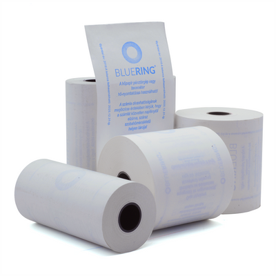 Hőpapír 80 mm széles, 30fm hosszú, cséve 12mm, 10 tekercs/csomag, ( 80/30 )BPA mentes Bluering®