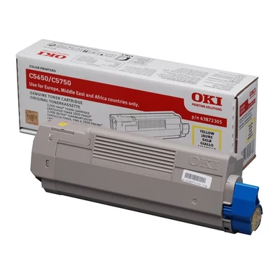 Oki C5650,5750 Toner Yellow 2K (Eredeti)