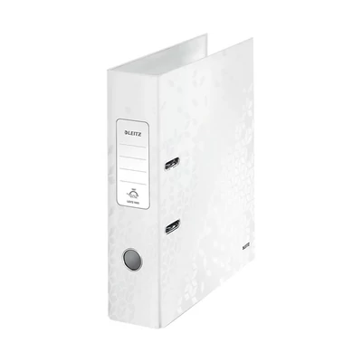 Iratrendező A4, 8cm, karton Leitz 180 Wow fehér Iratrendező A4, 8cm, karton Leitz 180 Wow fehér