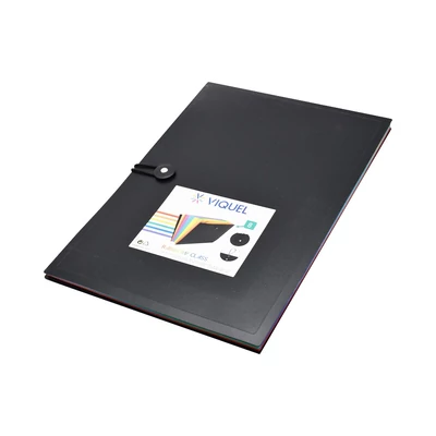 Irattartó mappa, harmonikamappa, 8 rekeszes, PP Viquel Absolut vegyes színek