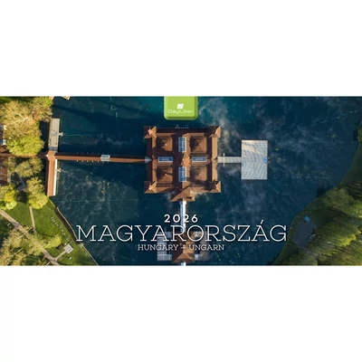 Képes asztali naptár Magyarország 320 x 150 mm, fehér lapokkal tömb Dayliner 2026. Képes asztali naptár Magyarország 320 x 150 mm, fehér lapokkal tömb Dayliner 2026.