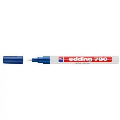 Lakkmarker 0,8mm, kerek Edding 780 kék
