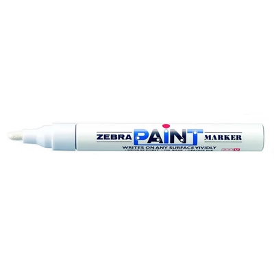 Lakkmarker olajbázisú Zebra fehér Lakkmarker olajbázisú Zebra fehér