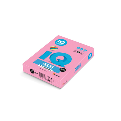 Másolópapír, színes, A4, 160g. IQ Color PI25 250ív/csomag, pasztel rózsaszín