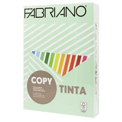 Másolópapír, színes, A4, 80g. Fabriano CopyTinta 500ív/csomag. pasztell világoszöld/verde chiaro