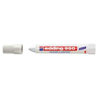 Alkoholos jelölő marker 10mm, kúpos Edding 950 fehér