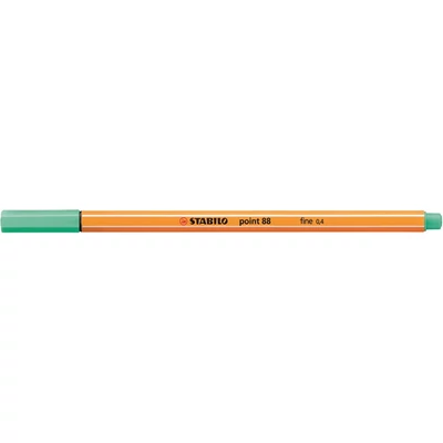 Rostirón, tűfilc 0,4mm, STABILO Point 88 jég zöld