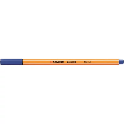 Rostirón, tűfilc 0,4mm, STABILO Point 88 kék