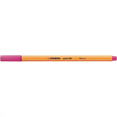 Rostirón, tűfilc 0,4mm, STABILO Point 88 pink