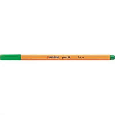 Rostirón, tűfilc 0,4mm, STABILO Point 88 zöld