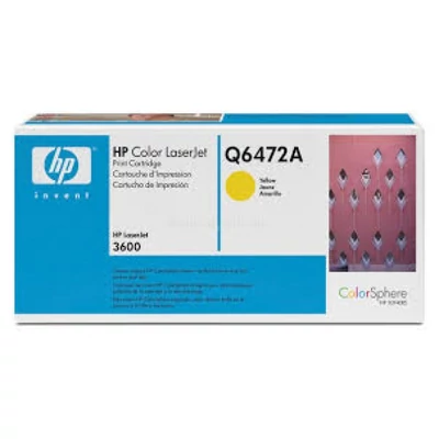 HP Q6472A Toner Yellow 4k No.502A (Eredeti)
