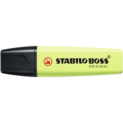Szövegkiemelő 2-5mm, vágott hegyű, STABILO Boss original Pastel lime