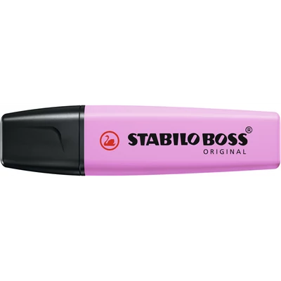 Szövegkiemelő 2-5mm, vágott hegyű, STABILO Boss original Pastel málna