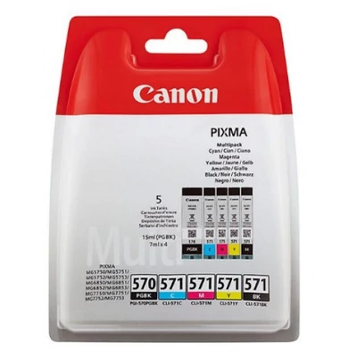 Canon PGI570/CLI571 PGBk/C/M/Y/Bk Canon PGI570/CLI571 PGBk/C/M/Y/Bk