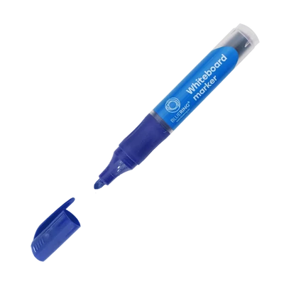 Táblamarker 3mm, kerek, cserélhető betétes, Bluering kék