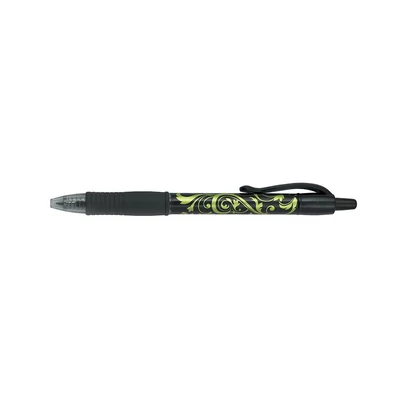 Zseléstoll 0,7mm, nyomógombos Pilot G-2 Victoria medium tip, írásszín zöld