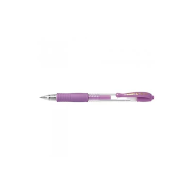 Zseléstoll 0,7mm, nyomógombos Pilot G-2, írásszín metál lila