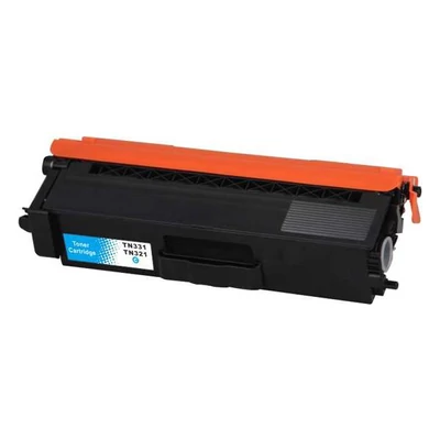 Brother TN-331, TN-321 Cián utángyártott toner