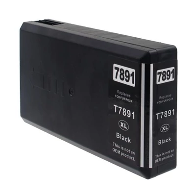 Epson utángyártott tintapatron - T7891 FEKETE