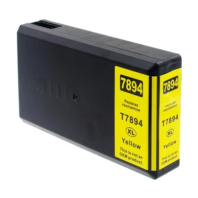 Epson utángyártott tintapatron - T7894 Yellow sárga