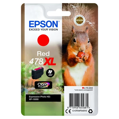Epson T04F5 Patron Red 10,2ml 478XL (Eredeti)