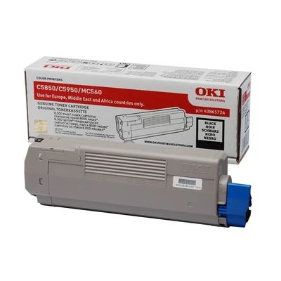 Oki C5850,5950 Toner Black 8k (Eredeti)