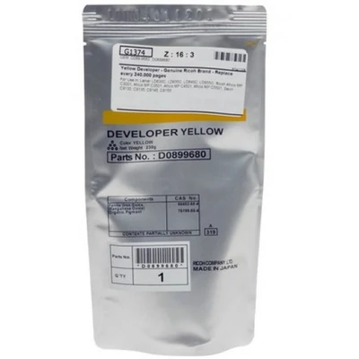 Ricoh MPC3001,3501 developer Yellow (Eredeti)