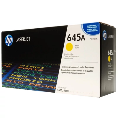 HP C9732A Toner Yellow 12k No.645A (Eredeti)