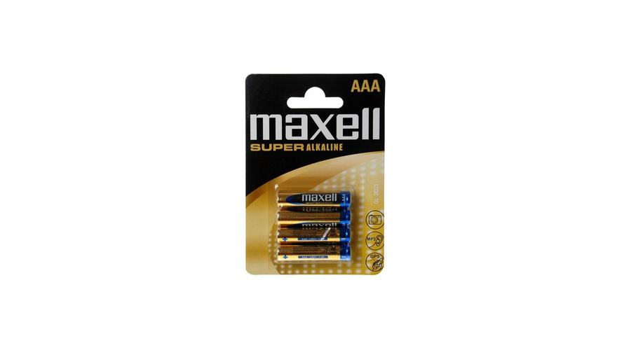 Elem AAA mikro LR03 1,5V Super tartós alkaline 4 db/csomag, Maxell